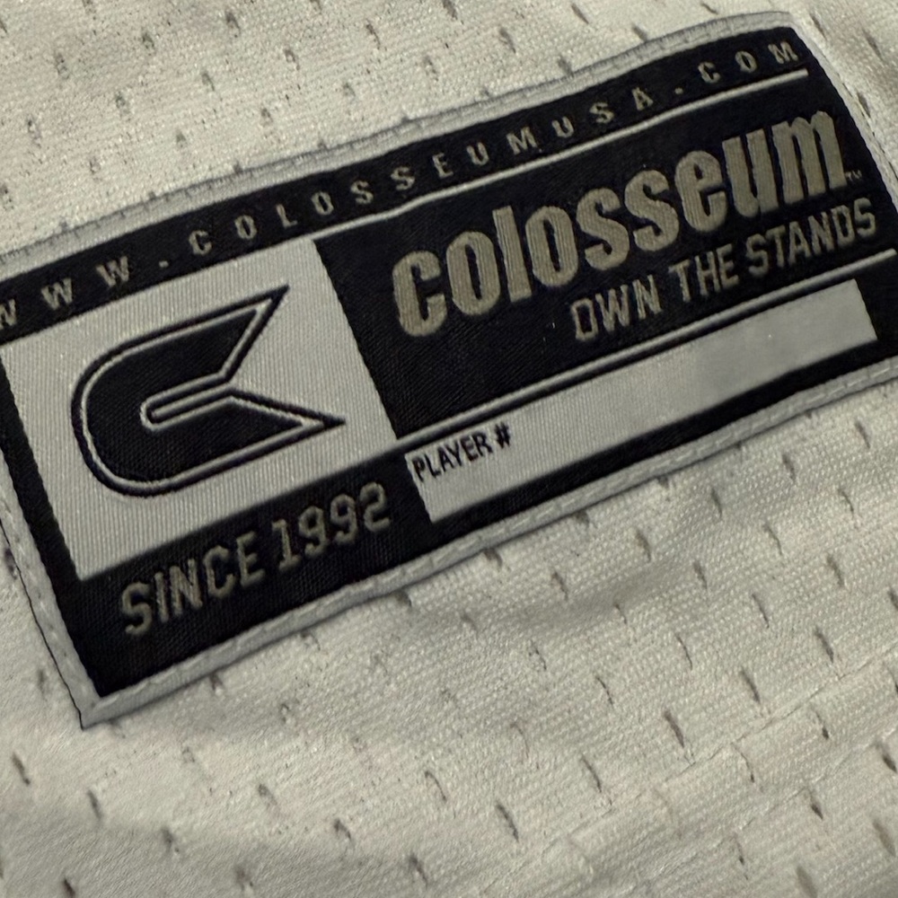 Colosseum Women's White BYU Cougars Treasure Cropped Football Jersey white XL - Picture 6 of 12
